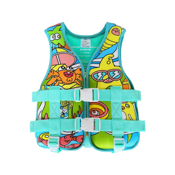 Lake Life Jackets for Kids,Swim//Kayaking Vest Jacket for Boys /& Girls,Childrens Swimsuit Vest with Adjustable Safety Strap for Pool Beach